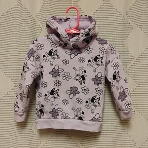 Bluey Kids Lavender Cartoon Hoodie Sweatshirt Girls Baby Size 24M